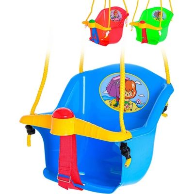 Teddies houpačka Baby s pískátkem plast 35 x 34 x 35 cm nosnost 20 kg 3 barvy