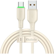 Mcdodo CA-4750 USB-C, Lightning, 1,2m, béžový
