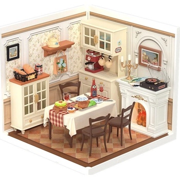 ROBOTIME Rolife DIY House: Jedáleň s LED osvetlením 150 ks