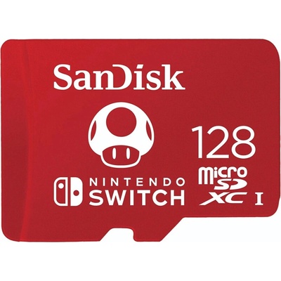 Sandisk microSDXC Nintendo Switch 128GB, 100MB/s, U3, C10, A1, UHS-1
