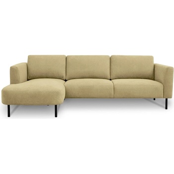 Scandic Ъглов диван в цвят жълта охра (ляв ъгъл) Hero - Scandic (HERO ROUND CH L MITO170)