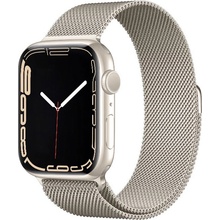 AW MILÁNSKÝ LOOP pro Apple Watch - Magnetický - Starlight (hvězdně bílá) Šířka uchycení řemínku: 38/40/41/42mm Starlight IR-AWMTLP15