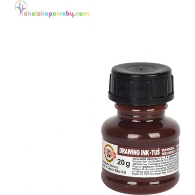 KOH-I-NOOR TUŠ 141 727 HNEDÝ 20 G