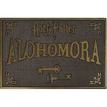 CurePink Gumová Harry Potter Alohomora (60 x 40 cm) hnědá [GP85486]