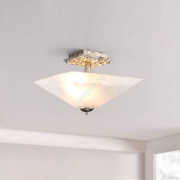 Elstead Lighting Flambeau STAR-F-S-DS - Плафон STAR 2xE27/40W/230V, златист (ED0880)