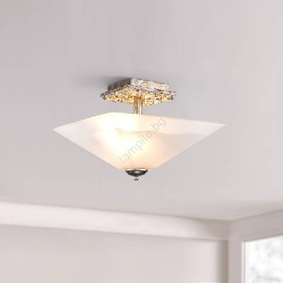 Elstead Lighting Flambeau STAR-F-S-DS - Плафон STAR 2xE27/40W/230V, златист (ED0880)