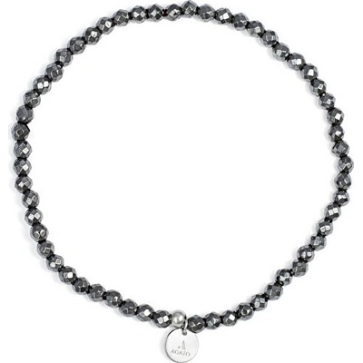 Agato Minerální korálkový náramek s hematitem POL-B13/17G
