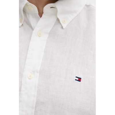 Tommy Hilfiger риза мъжка от лен (MW0MW41530)