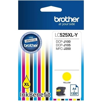 Brother LC525XLY Оригинална мастилена касета (жълта) (obi lc525xly 9705)