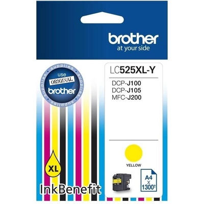 Brother LC525XLY Оригинална мастилена касета (жълта) (obi lc525xly 9705)