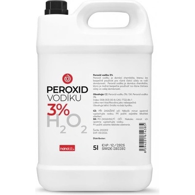 Nanolab Peroxid vodíku 3% 5 l