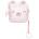 KikkaBoo Плюшено кубче Bear with me Pink (31201010394)