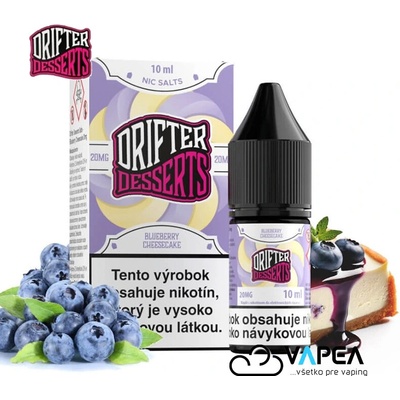 Juice Sauz Drifter Desserts Salts Blueberry Cheesecake 10 ml 20 mg