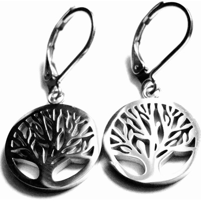 Steel Jewelry náušnice strom života z chirurgické oceli NS080205