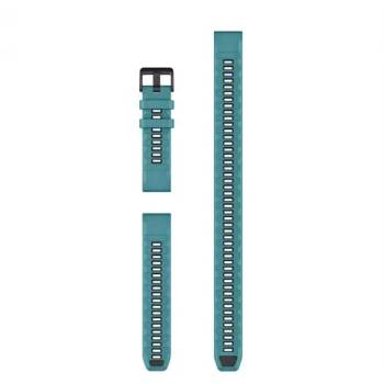 Image 1 of Garmin QuickFit® 22 силиконова каишки - Turquoise (комплект за гмуркане от 3 части) 010-14412-01 (010-14412-01)