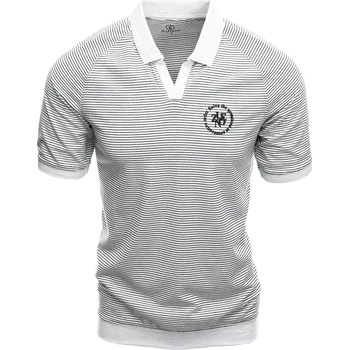 Тениска с яка n2524w