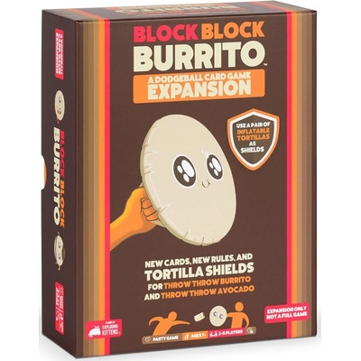 Exploding Kittens Разширение за настолна игра Throw Throw Burrito: Block Block Burrito (BGBG0004690N)