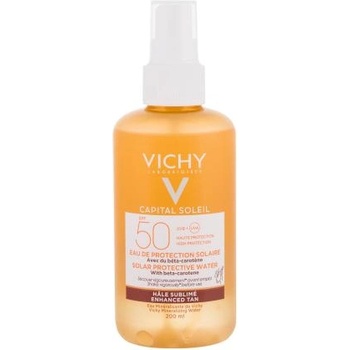 Vichy Capital Soleil Solar Protective Water Enhanced Tan SPF50 слънцезащитна вода за по-интензивен тен 200 ml