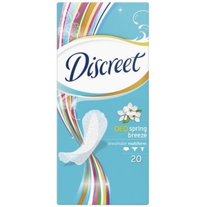 Discreet Ежедневни превръзки Discreet Deo - Морски бриз, 20 броя