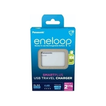 Panasonic Eneloop Smart Plus BQ-CC87 + 4x AA K-KJ87MCD40