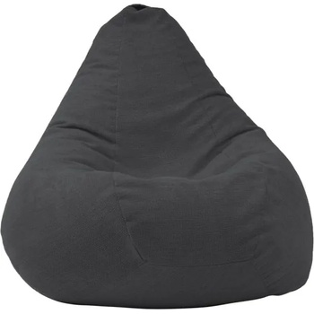 Image 1 of Pufrelax Пуф круша, 220л. , Nirvana Hobbit - Eerie Black, Перящ се калъф, Пълнеж от полистиролни перли, Гама Premium