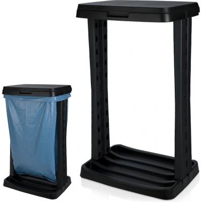 Excellent Houseware Stojan na vrecia na odpad 120 l s vekom - 1 kus