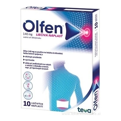 Olfen 140mg léčivá náplast 10 ks