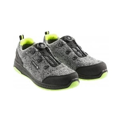 HOEGERT KEMNITZ LACE SYSTEM S1PS SR FO obuv šedá melanž/zelená