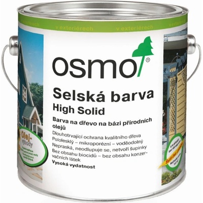Osmo 5730 Priemyselná vidiecka farba 8 l Biely hodvábny lesk