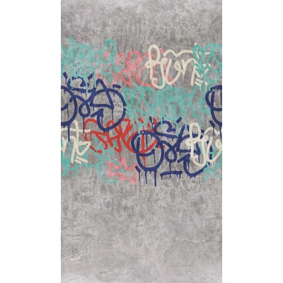 Grandeco A35201 Vliesová obrazová tapeta Graffiti rozměry 1,59 m x 2,8 m