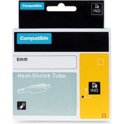 DYMO 18052, 6 mm x 1, 5 m, čierna tlač / žltý podklad - kompatibilní