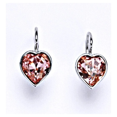 Čištín se Swarovski krystalem rose sedce NK 1396