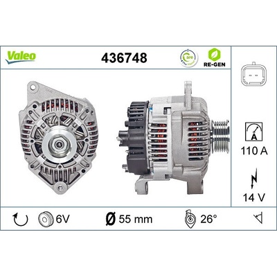 generátor VALEO 436748