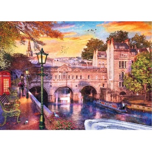 Ravensburger - Puzzle Bath Romance, Bradford on Avon, England - 1 000 piese