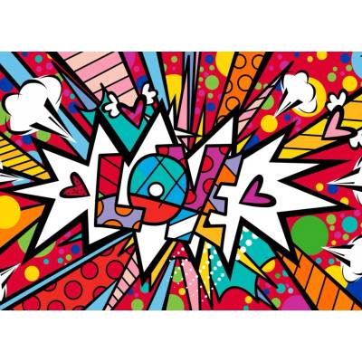BlueBird Romero Britto Love Pop Dot Burst 500 dielov