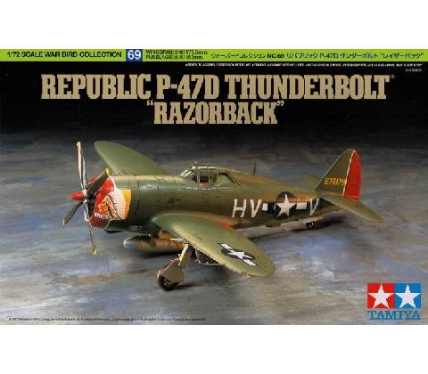 Tamiya P-47D Thunderbolt Razorback 1:72