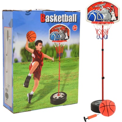 vidaXL Детски комплект за баскетбол, регулируем, 120 см (80349)