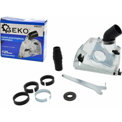 Geko Odsávací protiprachová krytka 125 mm priehľadná – balenie 20 kusov (Geko)