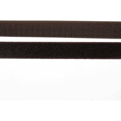 Pro Háčkování Suchý zip, 20 mm, komplet hnědá