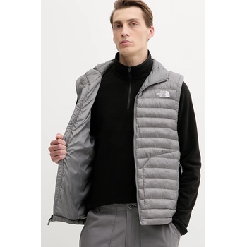 The North Face Елек The North Face Huila в сиво преходен модел NF0A8DW40UZ1 (NF0A8DW40UZ1)