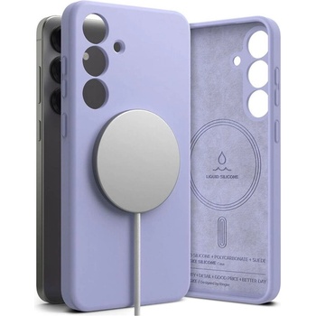 Ringke Magsafe Калъф за Samsung S25 Plus, Ringke Silicone Magnetic Case, Лилав (8800274968806)