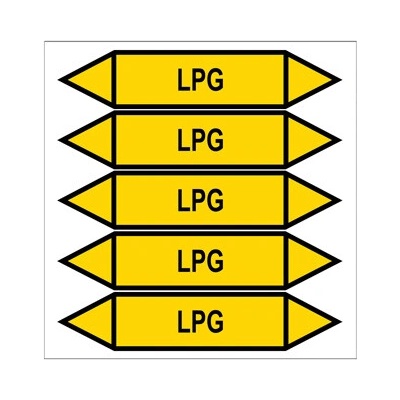 Značení potrubí, LPG PZGL 007628
