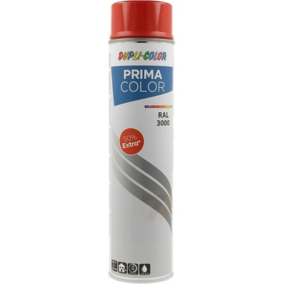 Motip Dupli Color Prima farba v spreji 600 ml RAL 3000 ohnivo červená