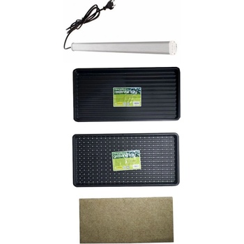 Základná súprava na pestovanie mikrozeleniny s LED osvetlením, Hempflax