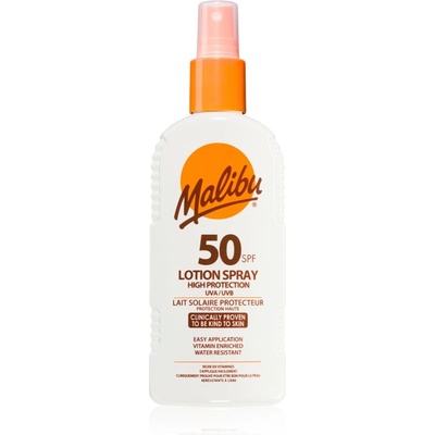 Malibu Lotion Spray High Protection слънцезащитен крем SPF 50 200ml