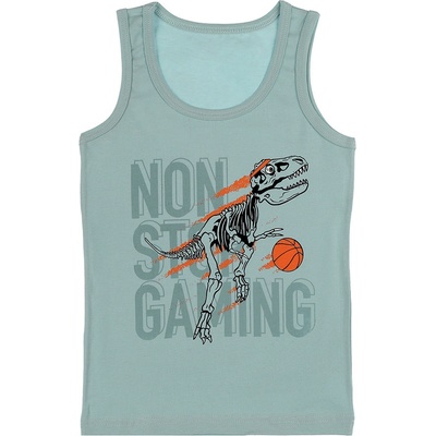 Evona chlapecký nátělník se širokými ramínky F sv.modrá