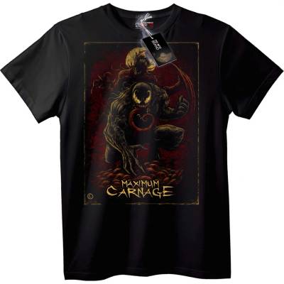 NOONEBRAND Тениска Maximum Carnage - 2XL, Black