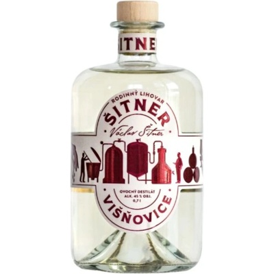 Šitner višňovice 45% 0,7 l (holá láhev)