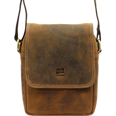 Nordee pánské crossbody MSD-02 GM04 HUNTER hnědá