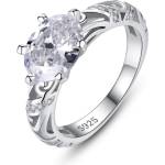 Silenti Jewelry Сребърен пръстен "Възторг" - 8 - 57мм (18.1мм диам. )